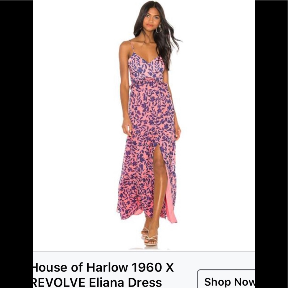 Revolve Eliana Dress - House of Harlow Maxi - L